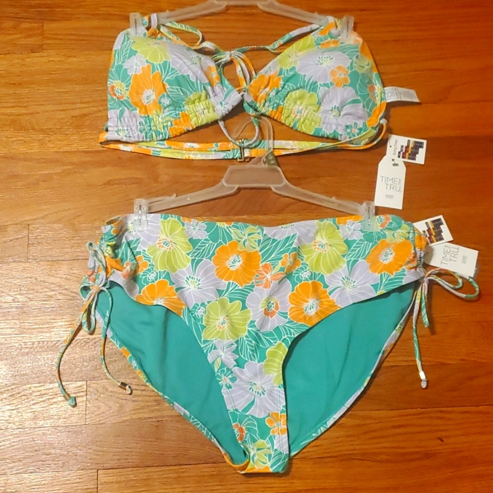 2 piece bathing suit womens 1x